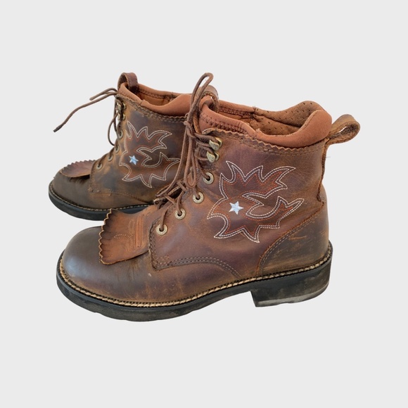 Ariat Probaby Lacer Womens Boot, 8, Driftwood Brown - Picture 4 of 16